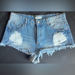 Forever 21 Hi-Rise Jean Shorts Size 29Euro/Size 8US
